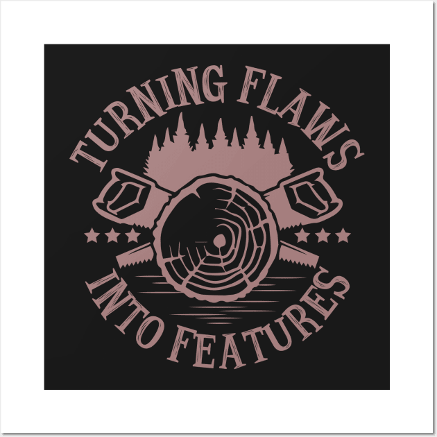 Turning Flaws into Features (Woodworking) Wall Art by jslbdesigns